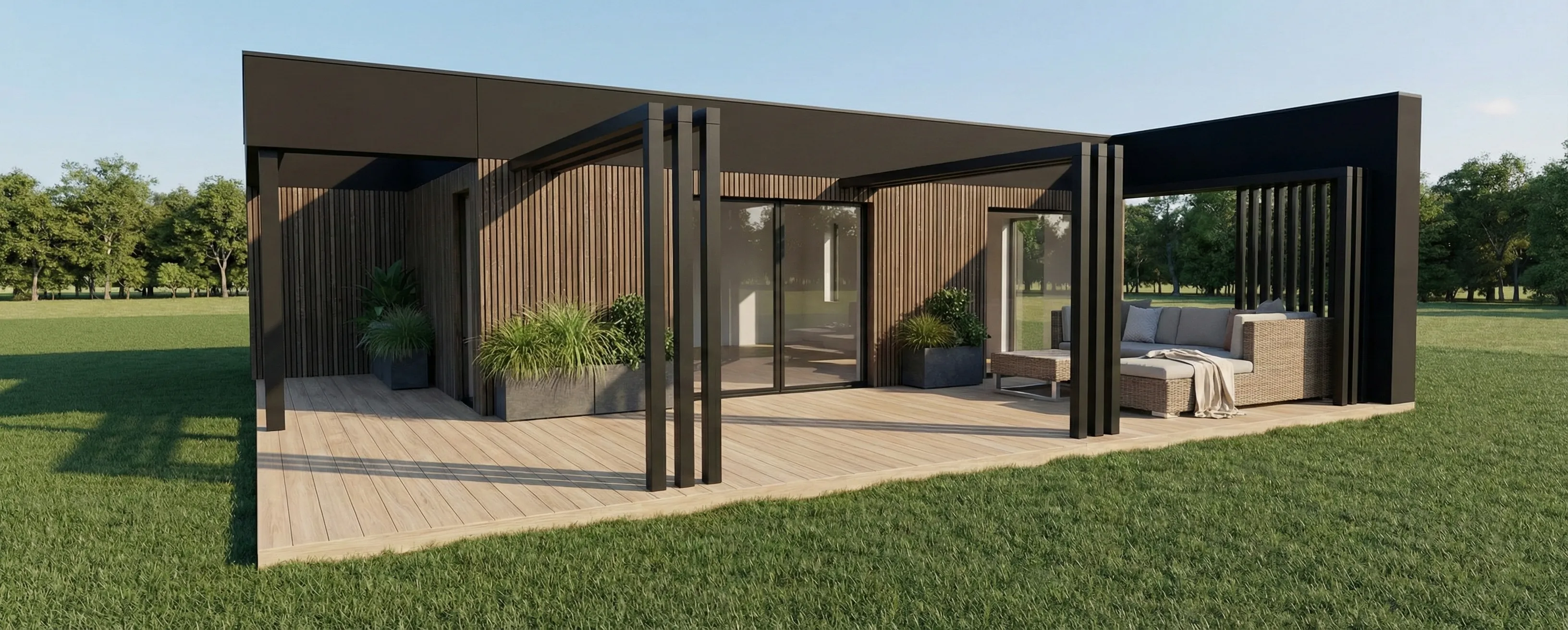 Przebudowa elewacji - dom jednorodzinny w Porosiukach